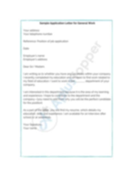 Image result for Application Writing Sample