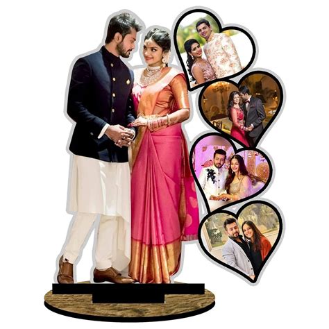 UNIQUE STUFF Personalized Gift MDF Cutout Photo Frame Standee ...