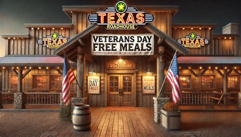 Texas Roadhouse Veterans Day Free Meals 2025