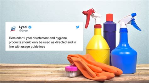 Lysol, The CDC, And Even Burger King Tweet Not To Drink Disinfectant ...