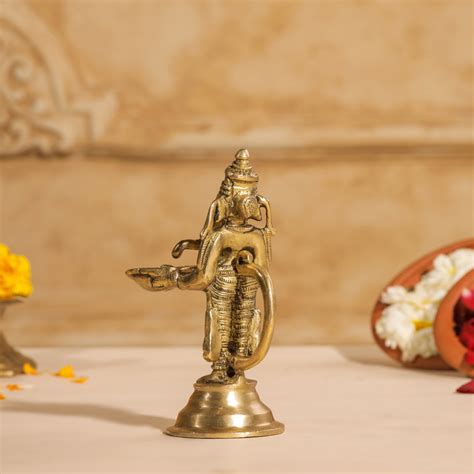 Brass Pooja Aarti Diya – Vedansh Craft