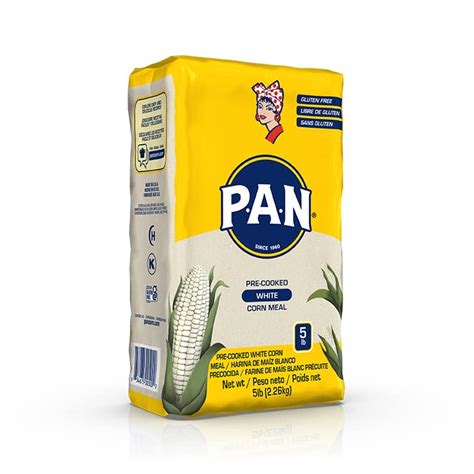 Buy P.A.N. White Corn Meal – Pre-cooked Gluten Free and Kosher Flour ...
