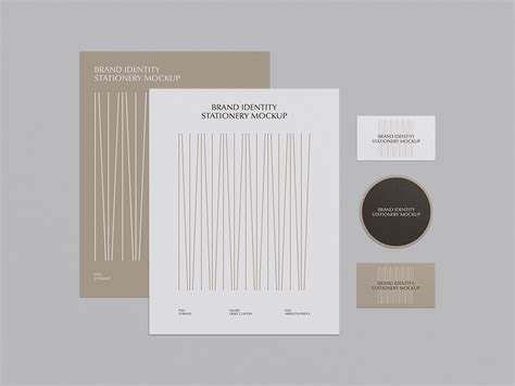 Modern Brand Identity Stationery Mockup | Free PSD Templates