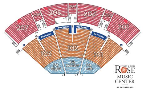 Blossom Music Center Pavilion Seating Chart - Center Seating Chart