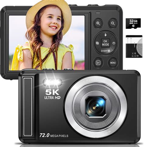 Amazon.com : 5K Digital Camera - 72MP UHD Digital Cameras for ...