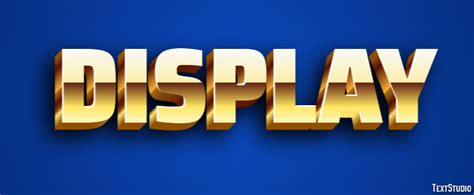 Text Display 的图像结果