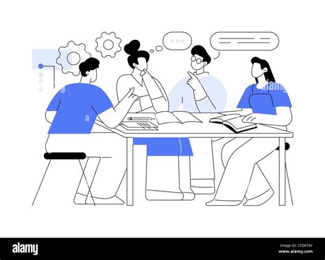 Student teamwork isolated cartoon vector illustrations Stock Vector Image & Art - Alamy