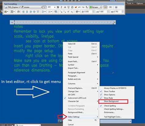 Image result for AutoCAD Text Background Color