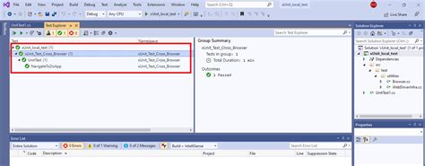 xUnit Testing Tutorial 的图像结果