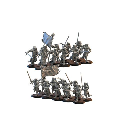 Rangers on Foot | Kingdom of Mercia | Lost Kingdom Miniatures | – Coveted Forge