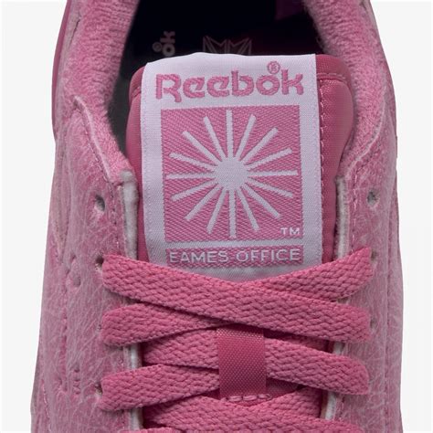 Buy Astro Pink Reebok Eames Classic Leather Shoes for Men Online ...