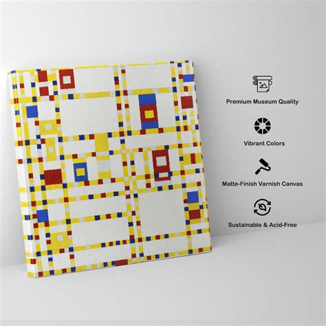 Buy Broadway Boogie Woogie by Piet Mondrian Online India at Best Price ...