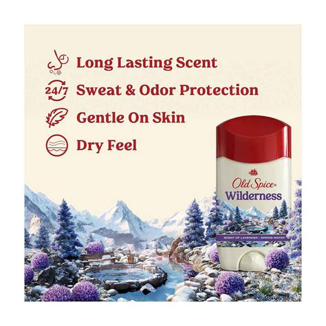 Buy Old Spice Men's Antiperspirant & Deodorant Wilderness with Lavender ...