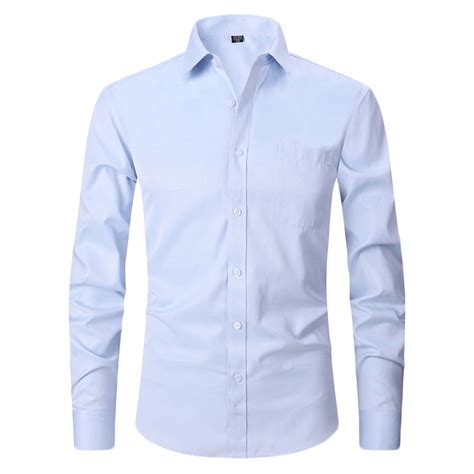 RYDCOT Mens Summer Dress Shirts Big and Tall Long Sleeve Shirts for Men ...
