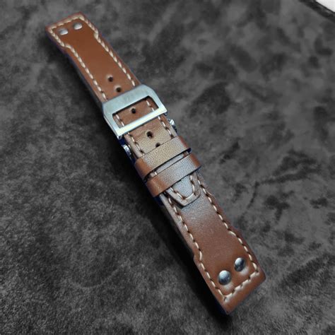 Iwc leather watch strap Indianleathercraft