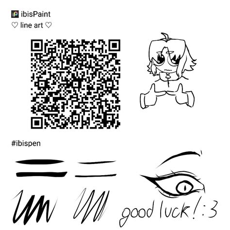 ibis paint x brush line art | Кисти для рисования, Рисование, Искусство ...