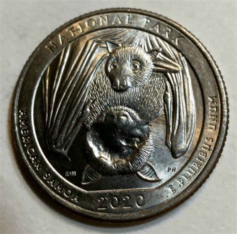 2020 Bat Quarter Value (Rare Errors, “P”, “D”, "W" & "S" Mint Marks)