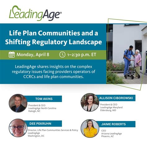 Life Plan Communities and CCRCs are facing complex regulatory issues ...