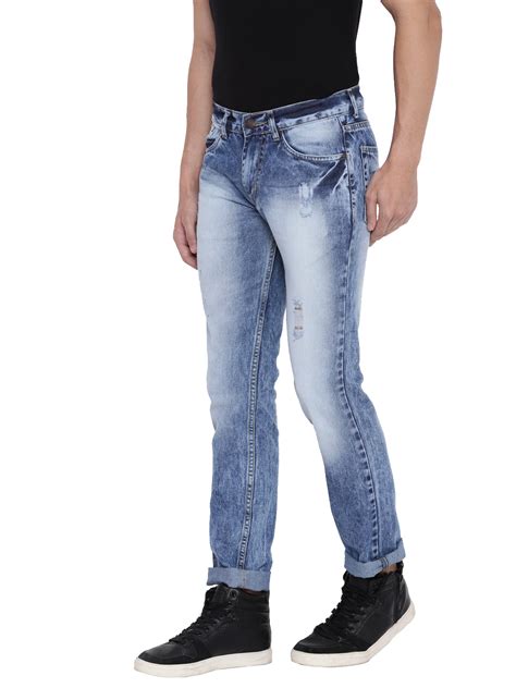 Men's Straight Fit Jeans - Light Blue (No Exchange No Return ...