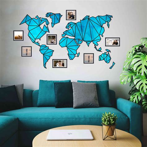Wooden World Maps in Stunning Color Variations | The Map Stores • The ...