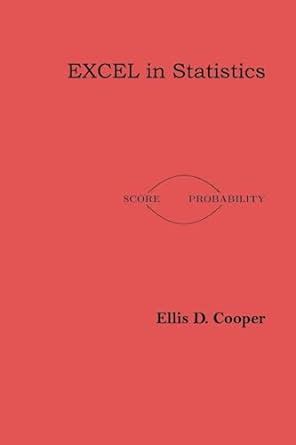 Buy Excel in Statistics Book Online at Low Prices in India | Excel in ...
