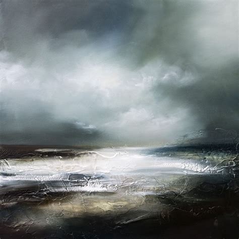 Tomorrow Never Knows 2 (2016) Oil painting by Paul Bennett | Seascapes art, Abstract landscape ...