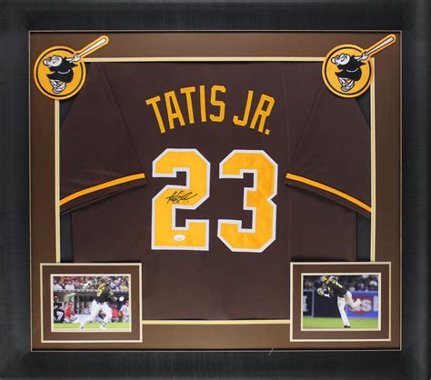 Fernando Tatis Jr. Signed Custom Framed Jersey Display (JSA) | Pristine ...