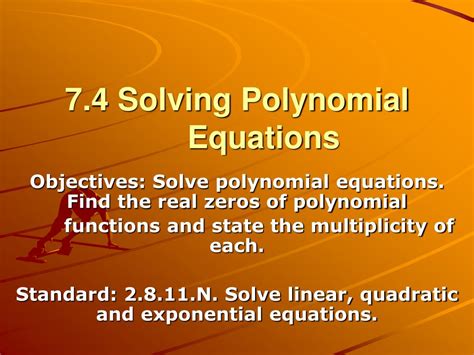 Solving Polynomial Functions 的图像结果
