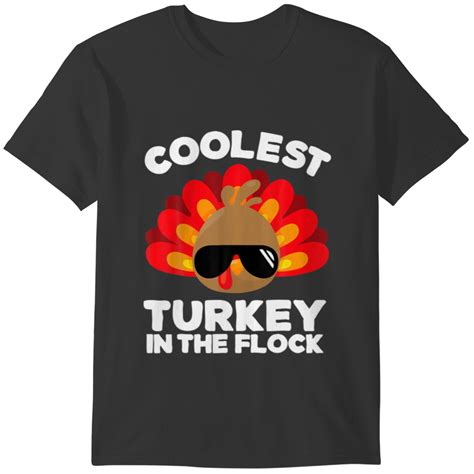 Kids Thanksgiving For Boys Toddlers Coolest Turkey T Shirts sold by ...