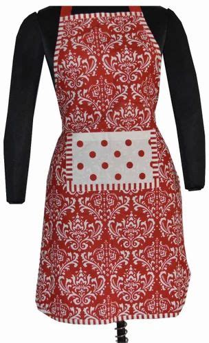 Kitchen Apron - Smiley Print Kitchen Apron Manufacturer from Karur