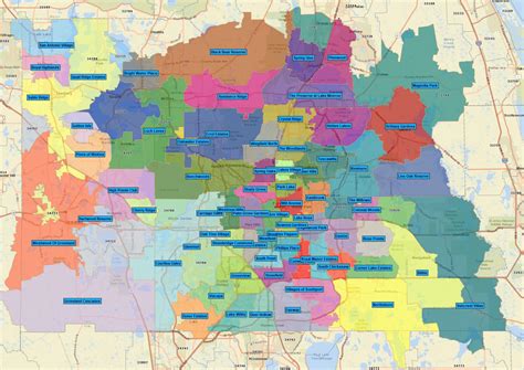 RealZips GeoData - Orlando FL Neighborhoods - by Zip - RealDatasets