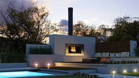 Modern Outdoor Fireplace Designs at Willard Corey blog
