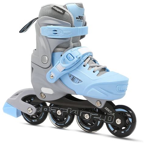 JASPO Sparkle 2.0 Adjustable Inline Roller Skates for Kids & Youth – PU ...