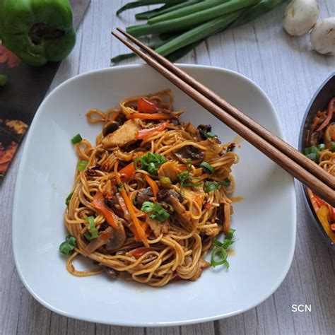 Somen Noodles Stir-Fry (Japanese-style) - Sumi´s culinary notes