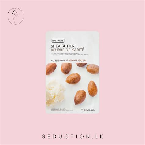 The Face Shop Real Nature Face Mask Shea Butter 20g - LKR 700.00