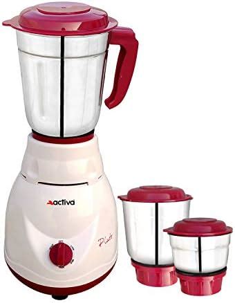 Buy Lifelong Power Pro Mixer Grinder, 500W, 3 Jars (White/ Grey) Online ...