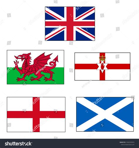 United Kingdom Northern Ireland Flag Vector Stock Vector (Royalty Free ...
