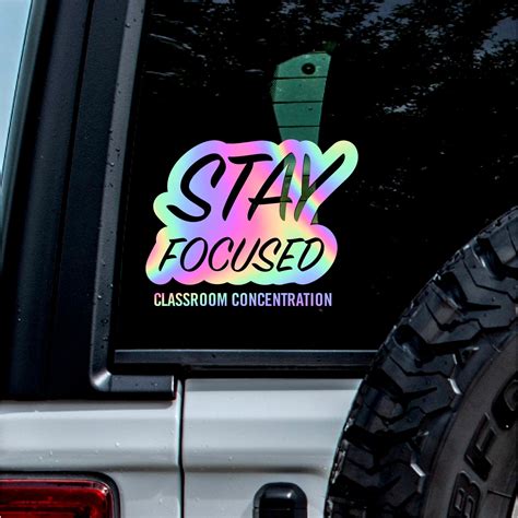 (2 Pcs, Hologram, 3.6'' X 2.8'') Transparent Adhesive Decal Sticker Of ...