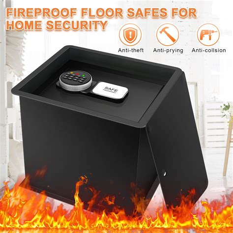Fireproof Floor Safe, Heavy Duty In Ground Safe for Home with ...