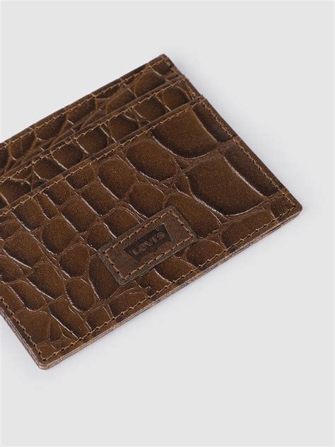 Men's Brown Textured Wallet – Levis India Store
