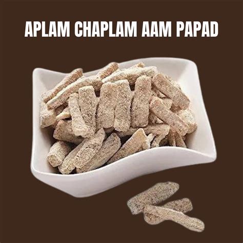 Aplam Chaplam Masala Aam Papad | 100g Pack Indian Candies & Snacks ...