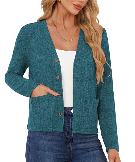 AskLazy Women's Open Front Cardigan Casual Loose Lightweight Cardigans ...