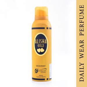 Hunaidi ALISHA GOLD DEODORANT SPRAY FOR MEN AND WOMEN Deodorant Spray ...
