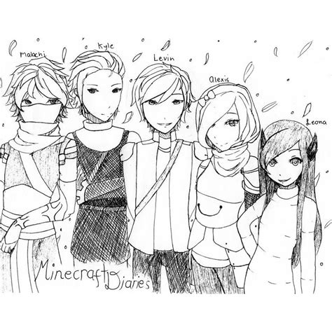 Aphmau Coloring Pages Printable