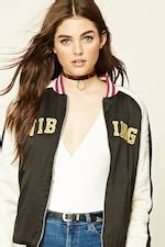 Shop Vibing Bomber Jacket for Women from latest collection at Forever ...
