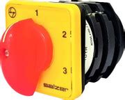 Salzer (L&T) 10A 61196 Cam Operated Rotary Switch S10 B13, 4 Pole ON ...