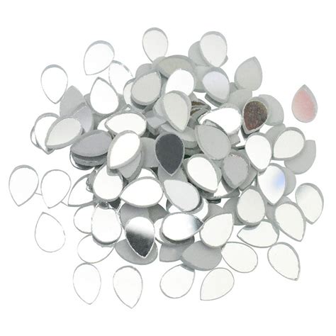 Buy Teardrop Shape Craft Shisha Mirrors Online at embroiderymaterial.com