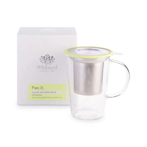 Pistachio Glass Pao Infuser Mug | Mugs | Whittard of Chelsea