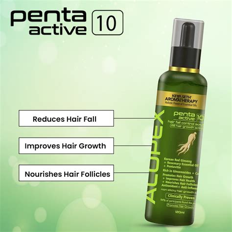 Alopex Penta Active 10 Acute Hair Fall Control & Hair Growth – Keya ...