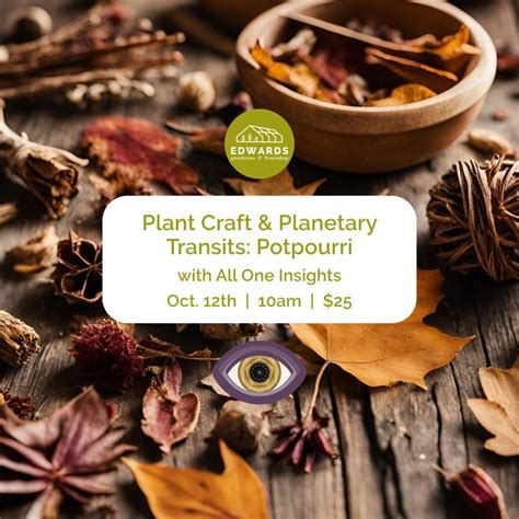 Class: Plant Craft & Planetary Transits: Potpourri, 4106 W Sand Creek ...